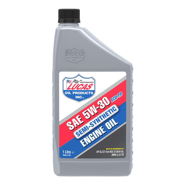 Lucas Oil Semi-Synthetic 5W-30 ECO-FD Engine Oil/12x1/Litre image