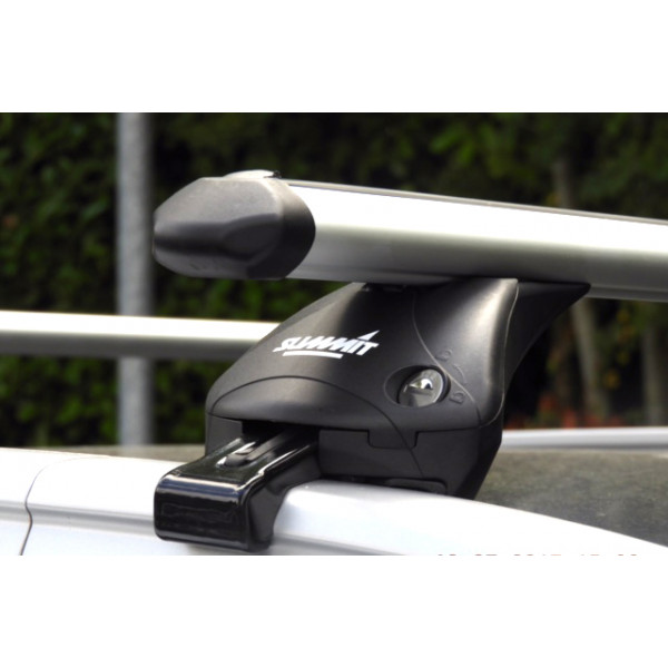 Summit 'Premium' Integrated Railing Roof Bars 1.07M - Alumin image
