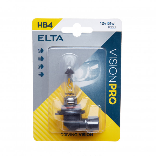 Vision Pro 12v 51w HB4 P22d 'E' blister image