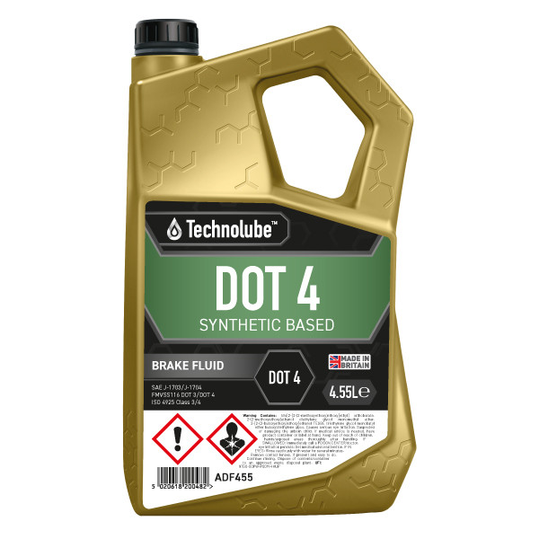 Technolube Dot 4 Synthetic Based Brake Fluid - 4.55L image