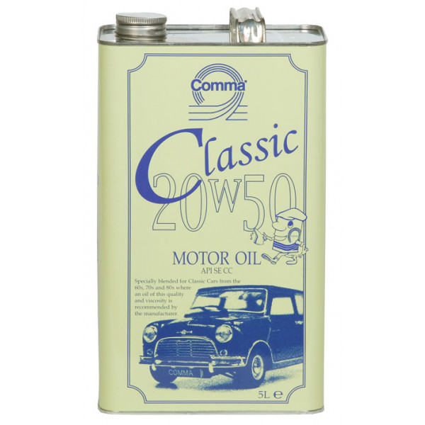Comma 20W-50 Classic Motor Oil - 5L image