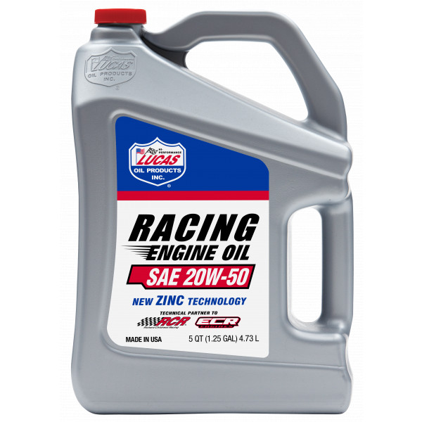 Lucas 20W-50 Racing Only Motor Oil 4.73L image