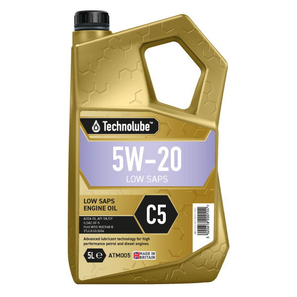Technolube Fully Synthetic 5W-20 Engine Oil - 5L image