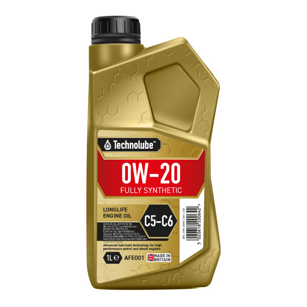Technolube Fully Synthetic 0W-20 C5/C6 1ltr image