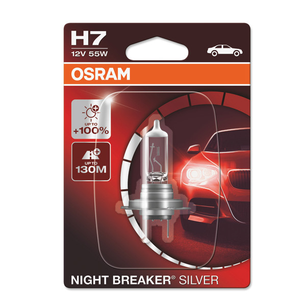 OSRAM H7 Night Breaker Silver +100 Single image