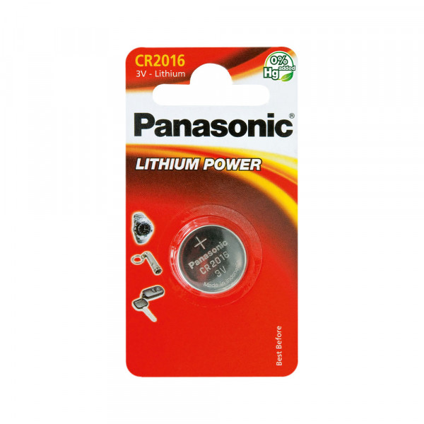 Panasonic Lithium Battery CR2016 3V Single image