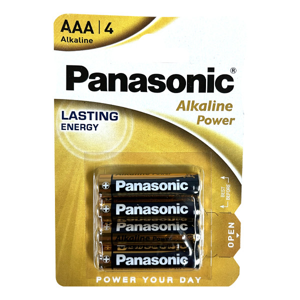 Panasonic Bronze Alkaline Power AAA Batteries - 4 Pack image