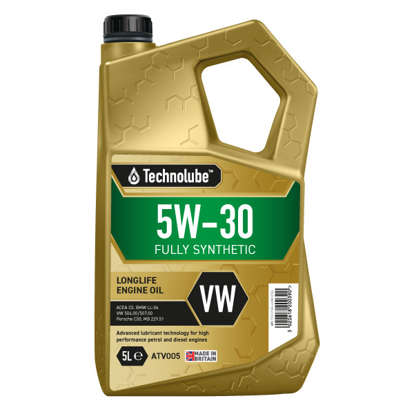 Technolube Fully Synthetic 5W-30 VW Engine Oil - 5L image