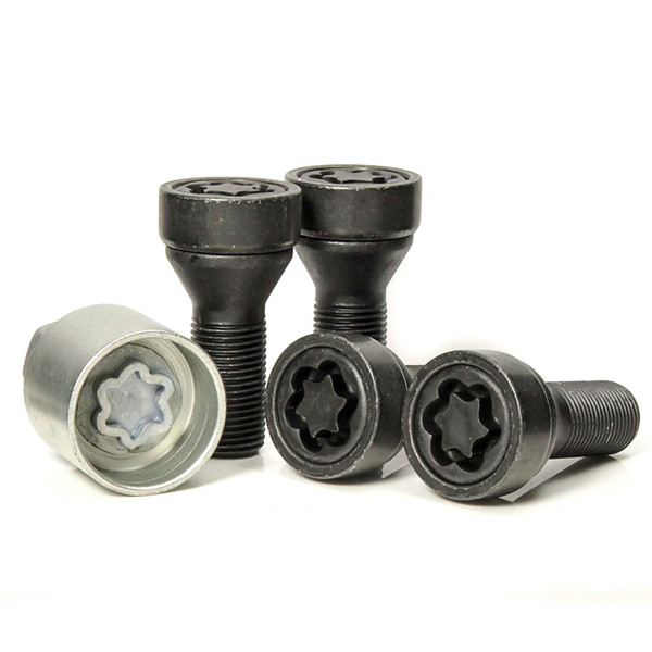 EVO MK5 LOCKING WHEEL BOLT SET - BLACK image